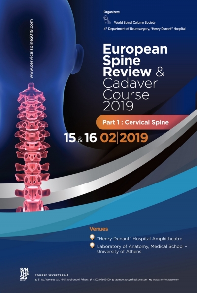 European Spine Review &amp; Cadaver Course 2019